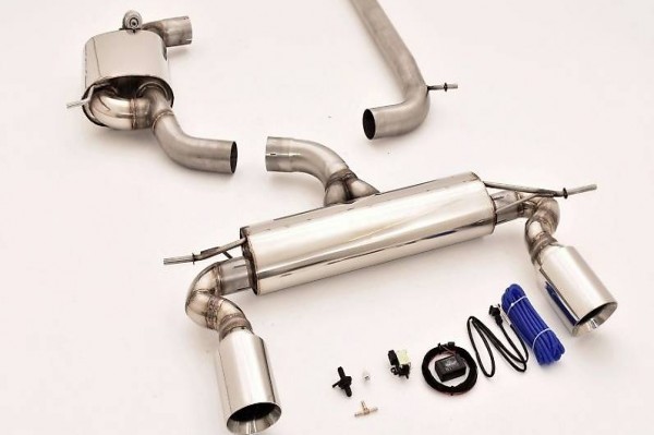  VW GOLF 5 GTI EDITION 30 - FMS DUPLEX AUSPUFF ANLAGE Ø 76MM