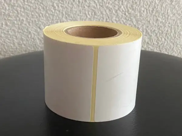 Thermoetiketten-Rollen permanent haftend