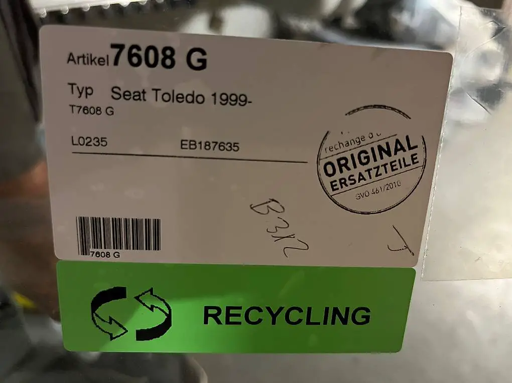 Frontscheibe Seat Toledo 1999-