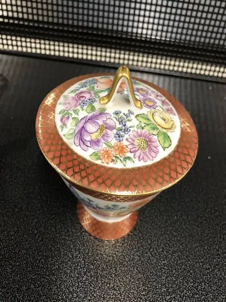 Rosenthal Porzellandose mit Deckel 1969