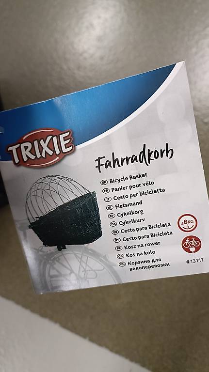 Fahrradkorb für Hunde