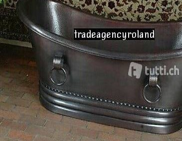  Freistehende Badewanne Wanne Kupfer Becken Kupferwanne