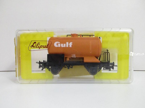 Liliput H0 25015 SBB Kesselwagen GULF