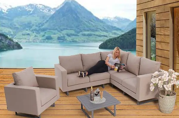  1 x fauteuil jardin et canpé jardin