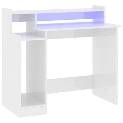 vidaXL Schreibtisch mit LEDs 97x45x90 cmSKU:805558