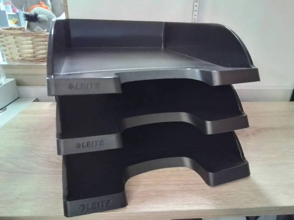 LEITZ Briefkorb Plus A4 5227 schwarz 3 Stück verfügbar