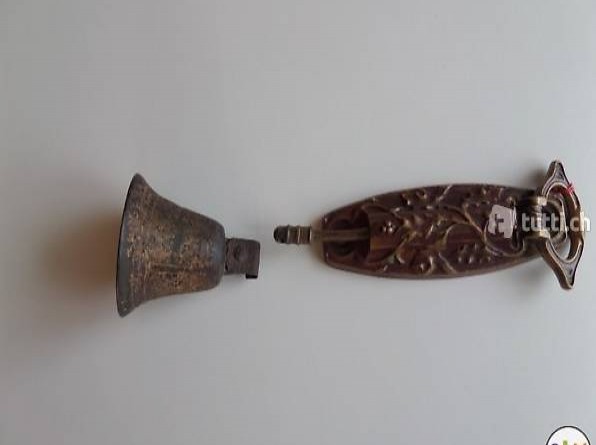 Art deco Art nouveau jugendstil sonnette en bronze