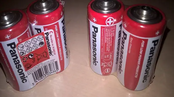 Panasonic Batterien, C-R14 Size L 1,5V
