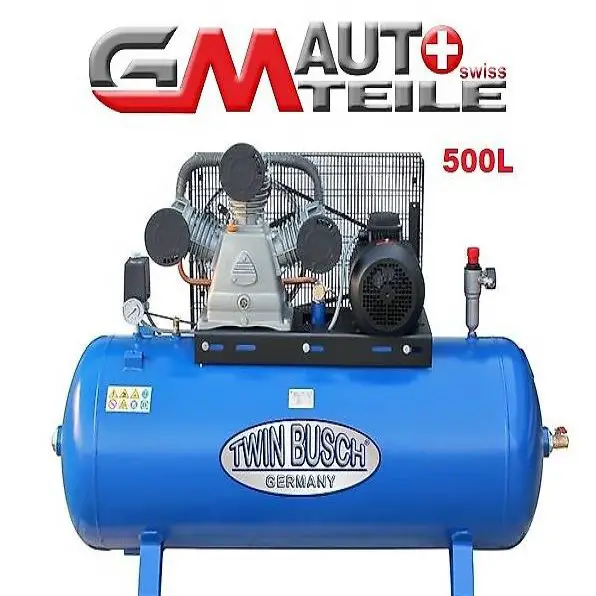  Druckluftkompressor liegend 500 L