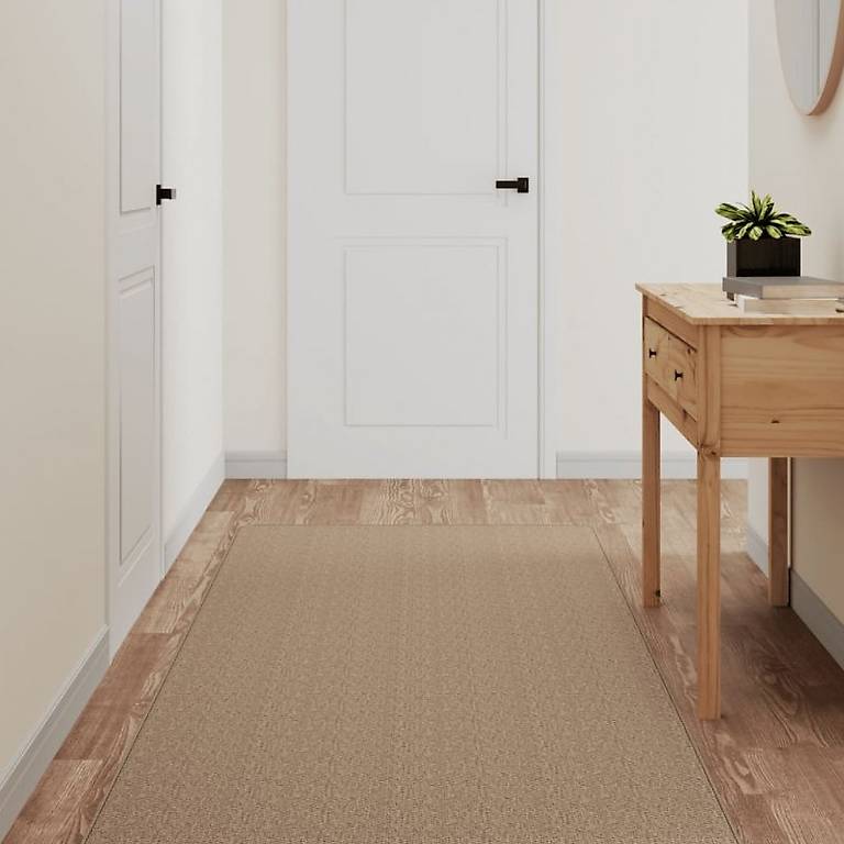 NeuTeppichläufer Sisal-Optik Sandfarben 80x250 c