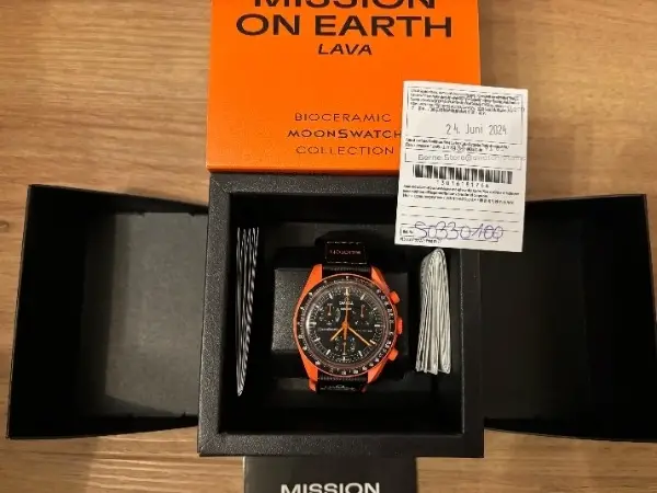 OMEGA x SWATCH - MoonSwatch - Mission on Earth - Lava