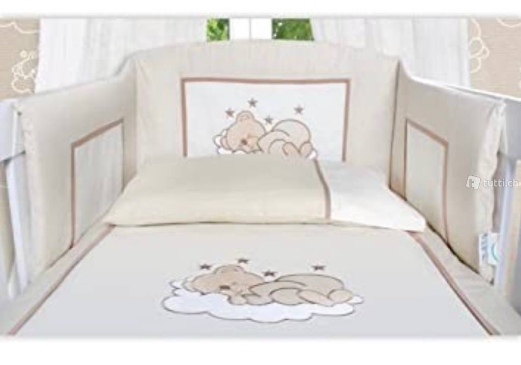 Babybettwäsche in Beige