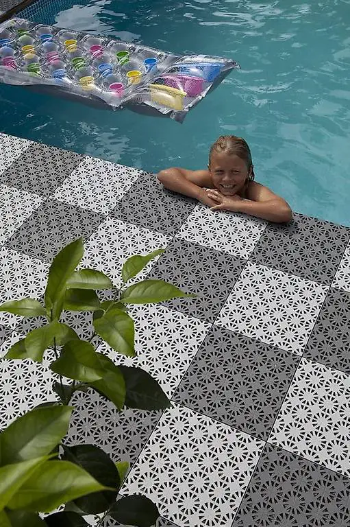 Balkonfliesen Classic | Kunststofffliese Stecksystem Hestra