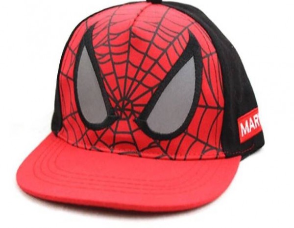 Basecap Spiderman für Kinder Sanpaback Superheld Marvell