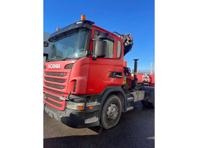 scania, g480 la 4x2, kran