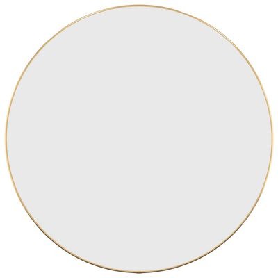 vidaXL Wandspiegel Golden Ø 60 cm SKU:348182