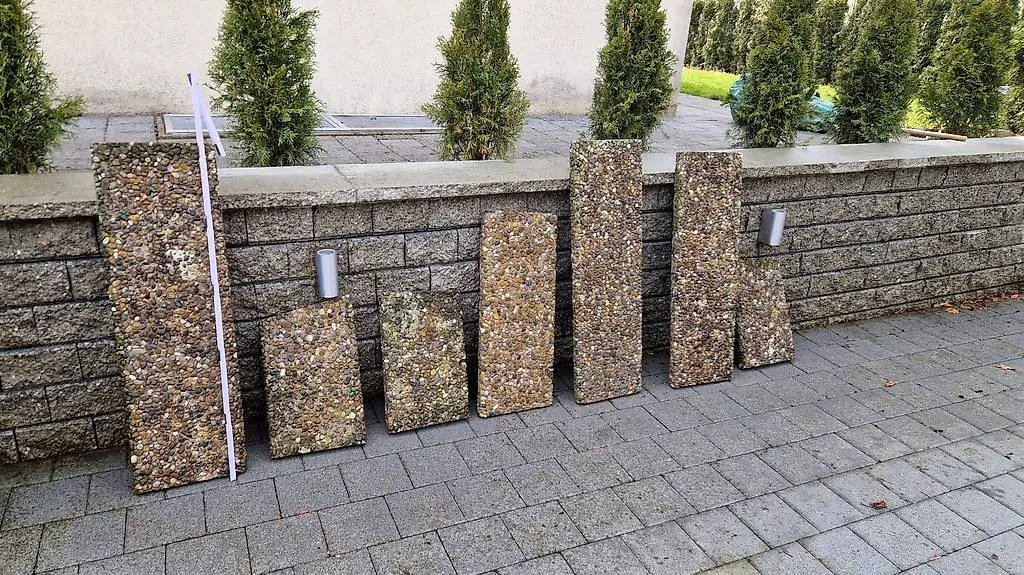 Waschbetondeckplatten