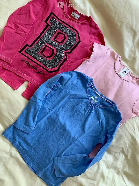 3 Mädchenshirts - Grösse 98/104