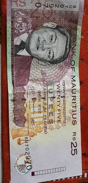 Mauritius Geldschein Verkauf