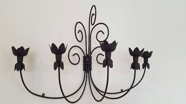 Wandkerzenhalter für 5Kerzen