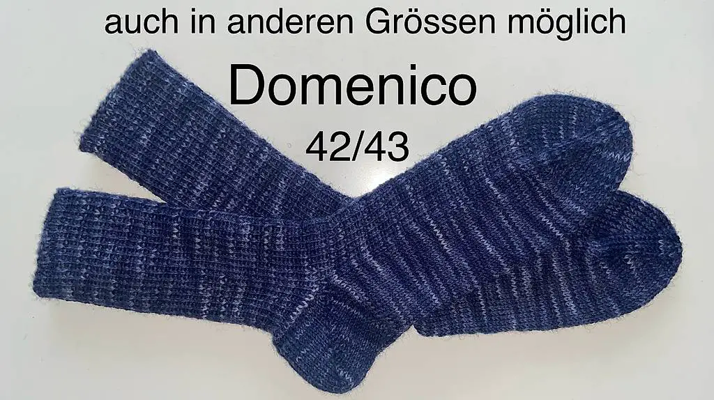 Wollsocken 42/43 Modell Domenico
