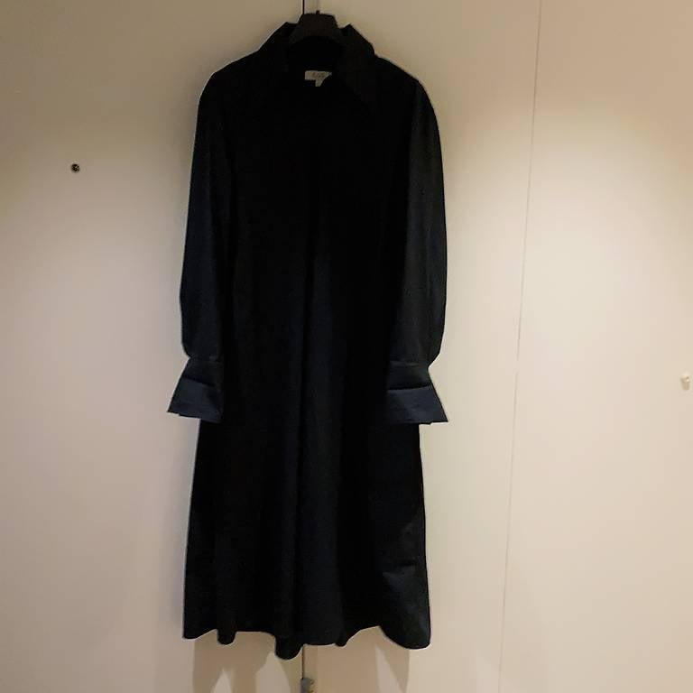 Cos maxi Blusenkleid schwarz