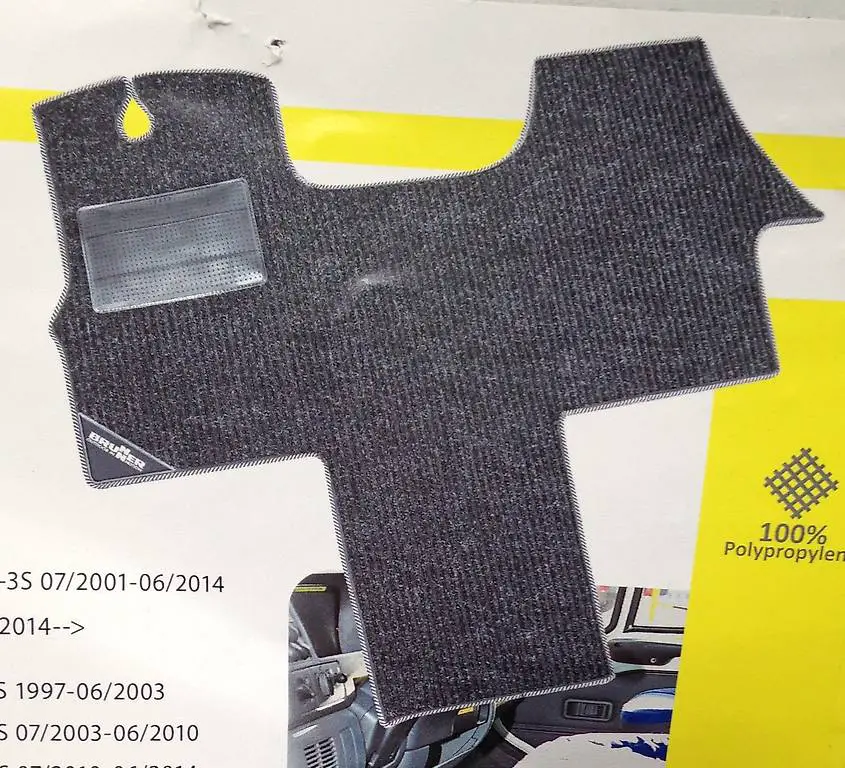 VW T5 2003 - 2014 Bodenteppich für ins Cockpit