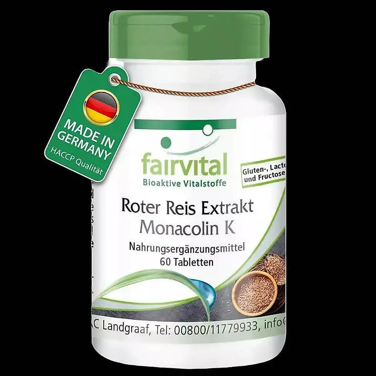 Roter Reis Extrakt Monacolin K (Nahrungsergänzugsmittel)