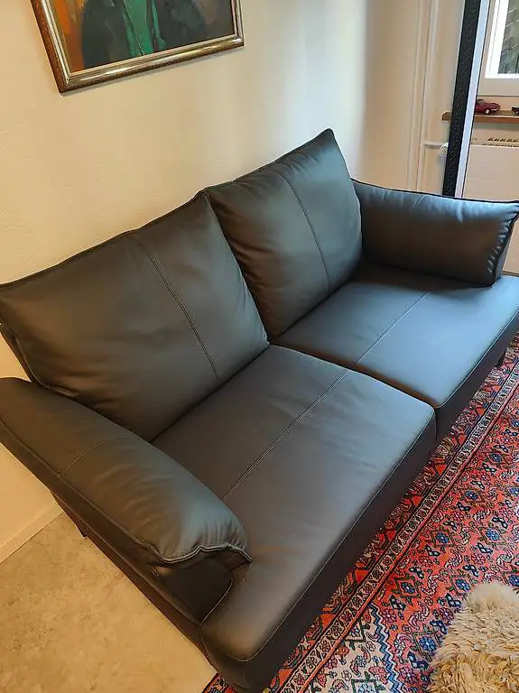 Echtleder 2-er Sofa