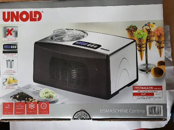 Eismaschine Cortina Unold Glace 1.5 l NEU