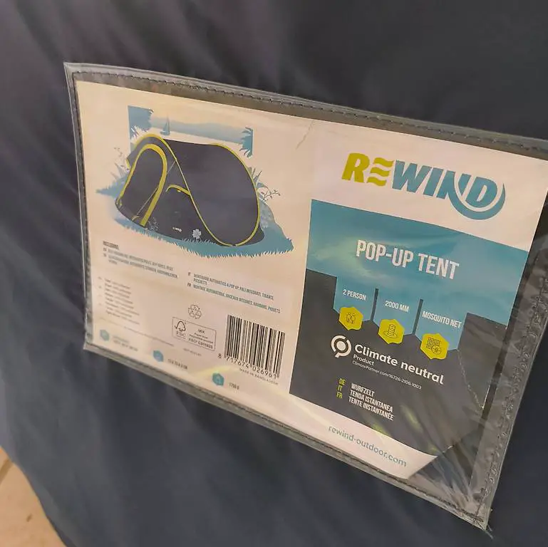 Wurfzelt / 2 Personen