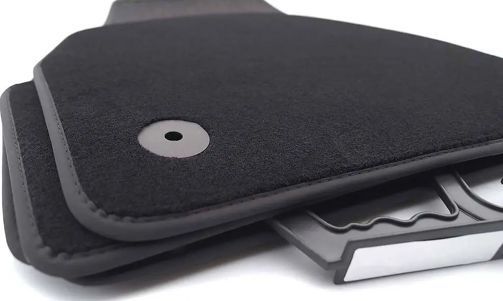 Fussmatten für VW Tiguan Allspace passend Velours Matten Auto