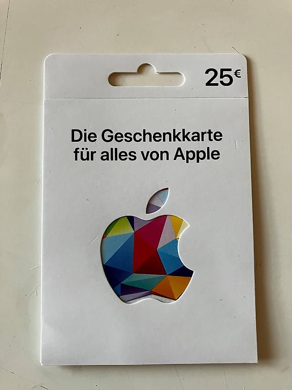 Geschenkkarte von Apple