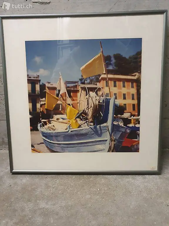 Fotografia incorniciata e sotto vetro