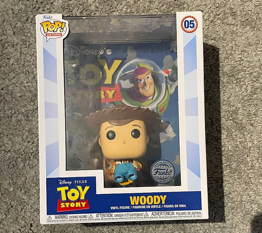 funko popwoody vhs cover