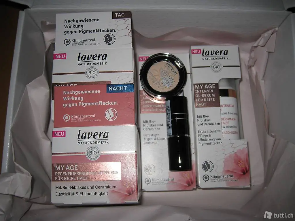 Gesichtspflege Set My Age von Lavera im Wert von 100.-
