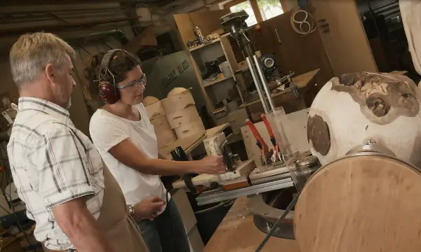 Holzkugel 30-60 cm selbst herstellen, Workshop Holzkunst