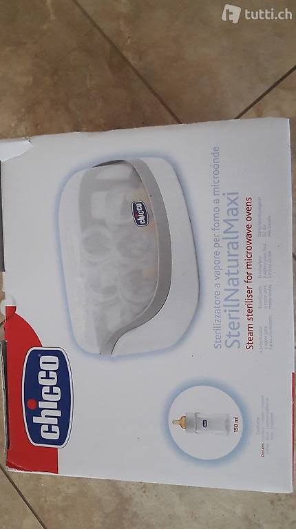 Sterilizzatore a vapore per forno a microonde