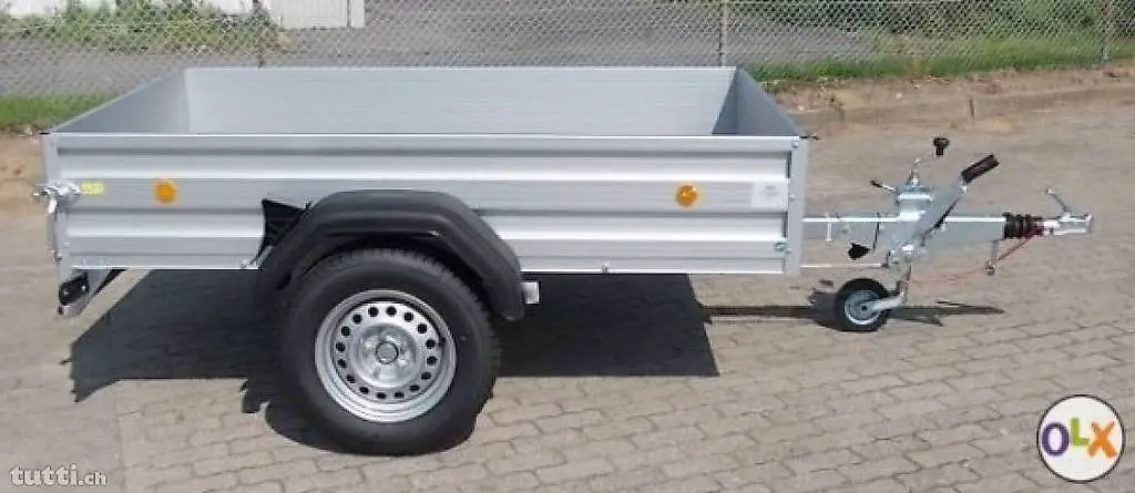 Tieflader, Böckmann TL-AL 2111/10, Sachenanhänger, Einachser