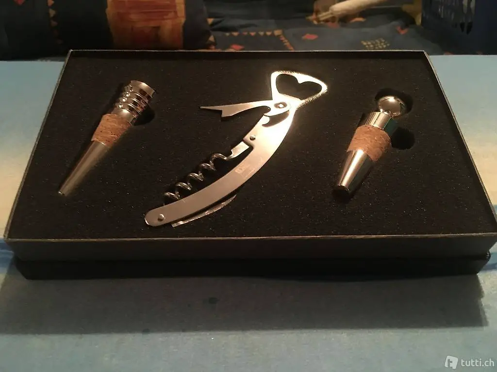 WEINFLASCHENÖFFNER-SET 3-teil