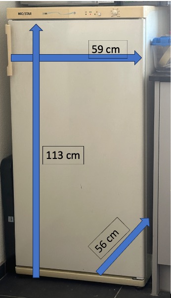 Tiefkühler in einwandfreiem Zustand