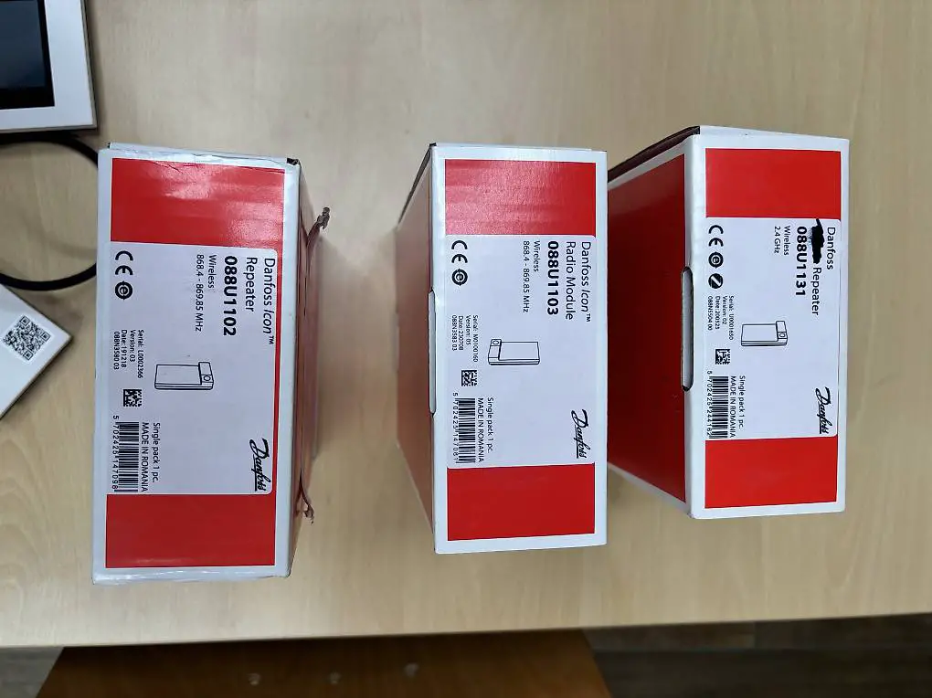 Danfoss Icon Set Heizungssystem