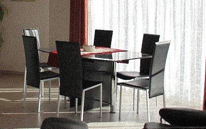 Naturstein Esstisch mit Verlängerung