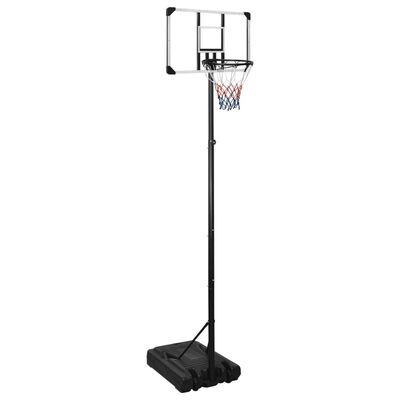 vidaXL Basketballständer Transparent 280-350 cm Polycarbonat
