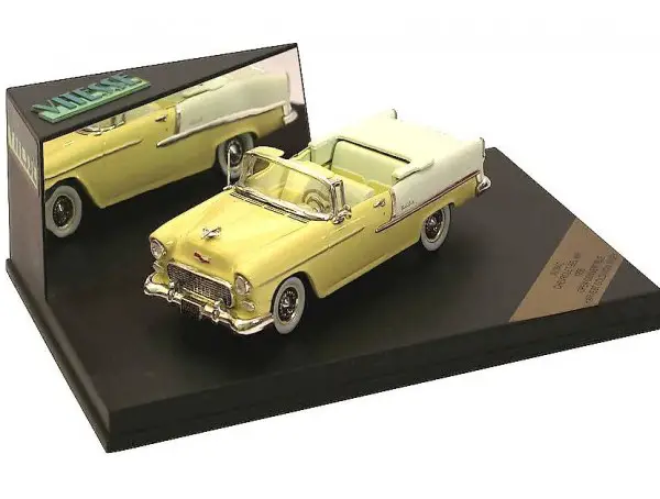 1:43 Vitesse - Chevrolet BelAir Cabrio 1955 - gelb/crème