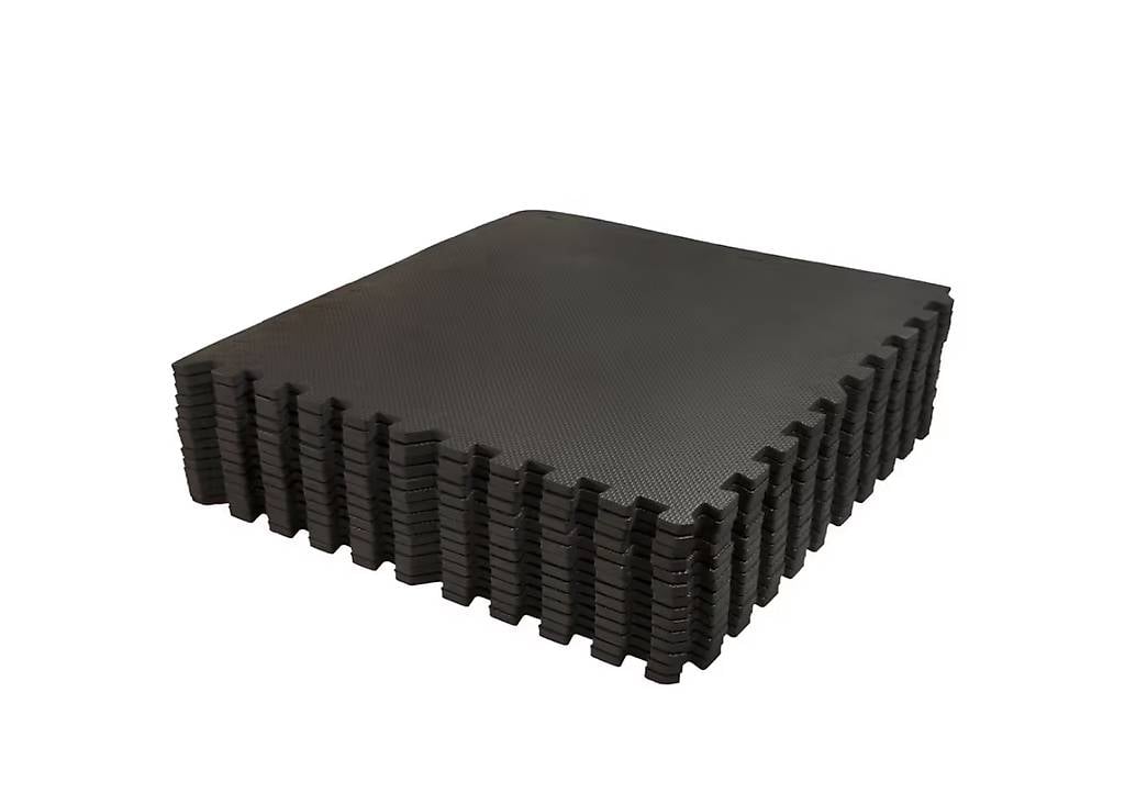 Bodenschutzmatte 12er Set schwarz