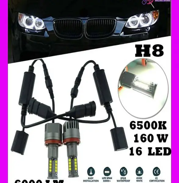  BMW E92 F01 H8 6000LM LED Engelsaugen