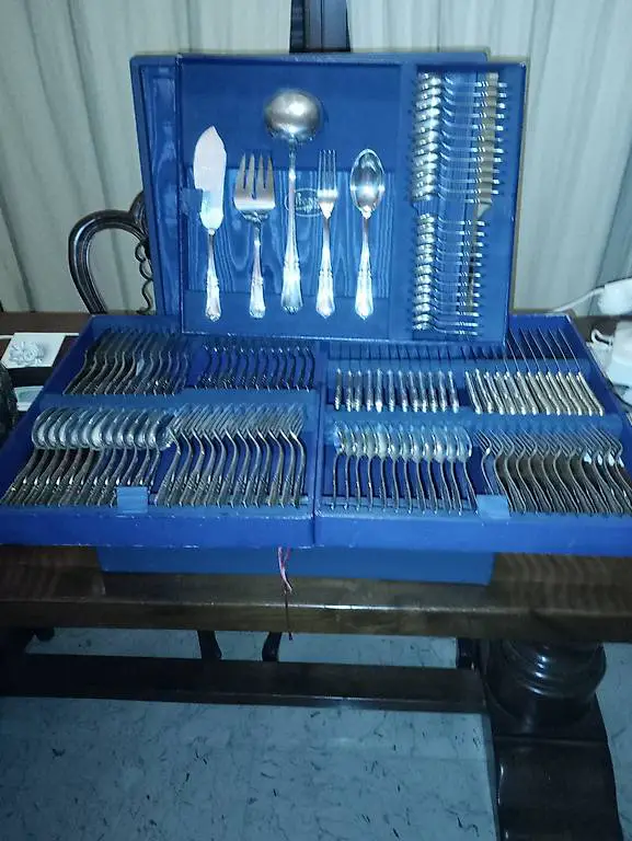 Servizio posate argento 800 BROGGI Silberbesteck