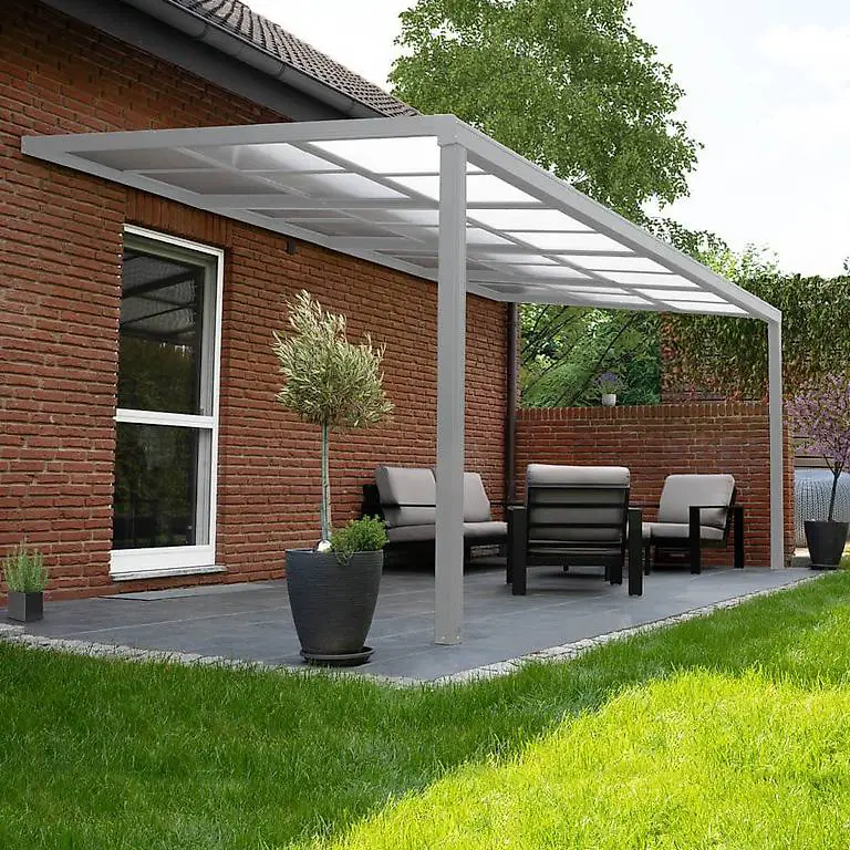 Terrassenüberdachung SILAS DELUXE - 290 x 295 x 233 / 272 cm