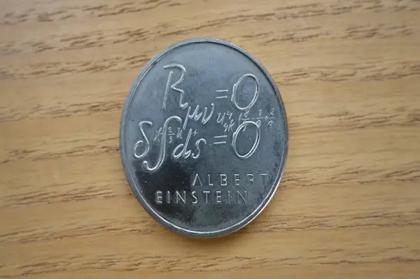 Gedenkmünze 5 Fr. 1979 Albert Einstein (Formel) 2x